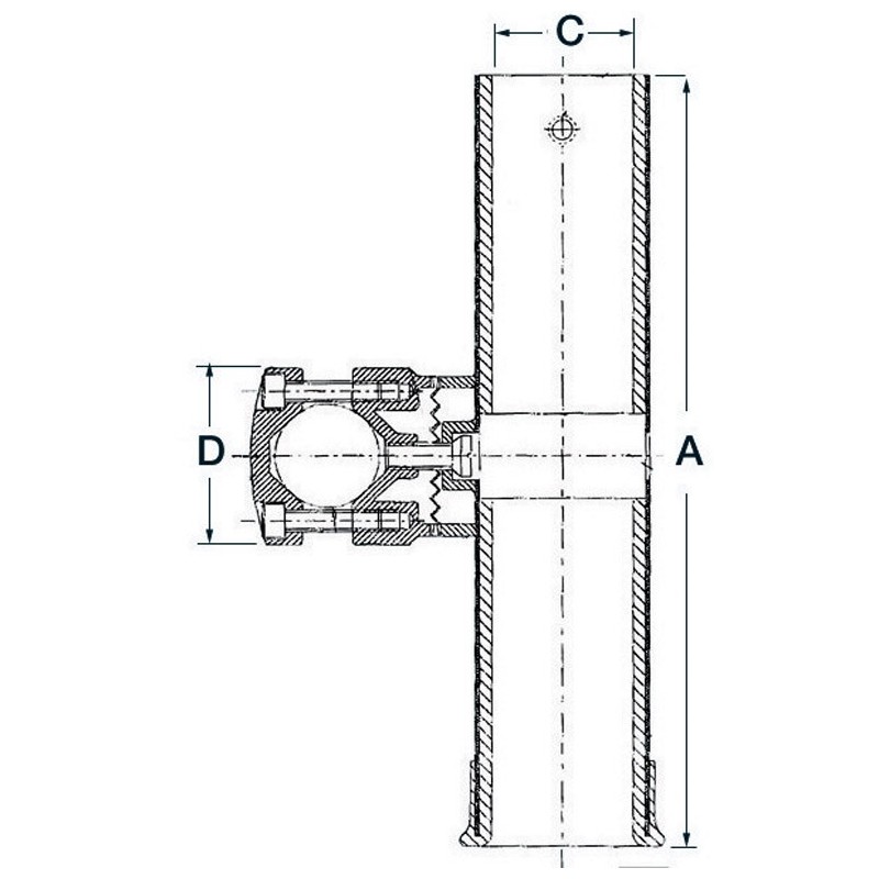 Porte-canne pour tube