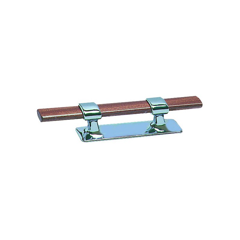 Taquet laiton / acajou