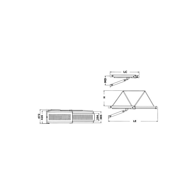 Passerelle hydraulique BRIDGE