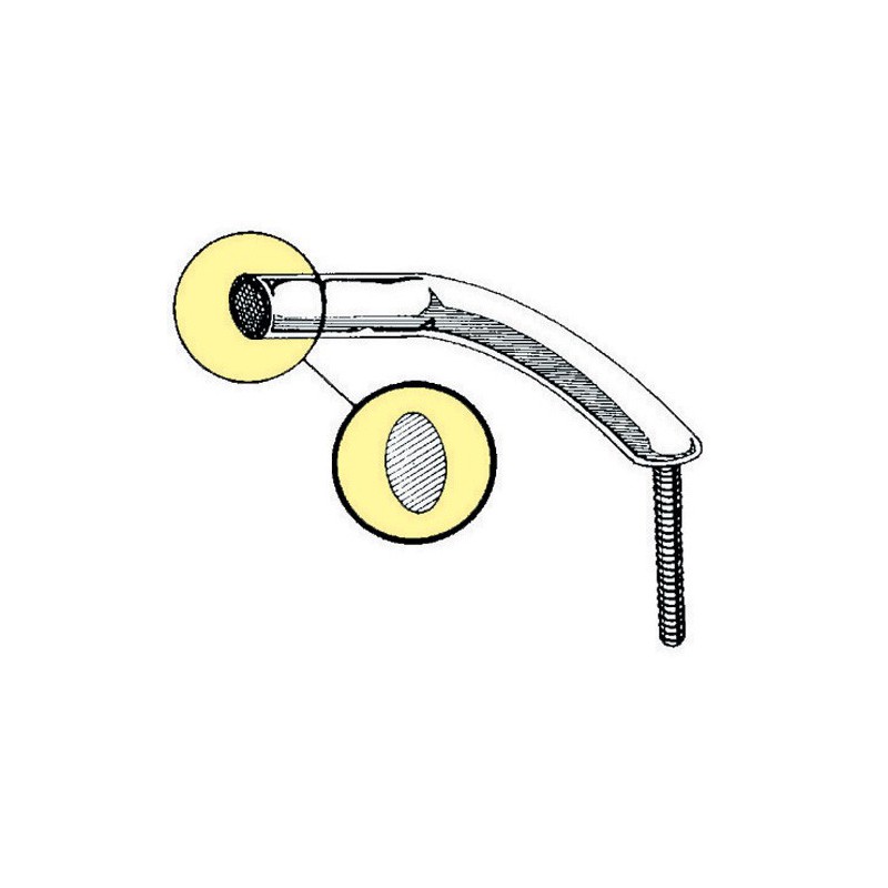 Main-courante ovalisée