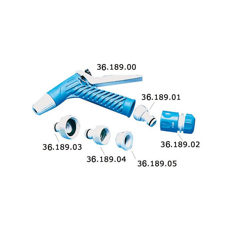 Pistolet jet d'eau + accessoires
