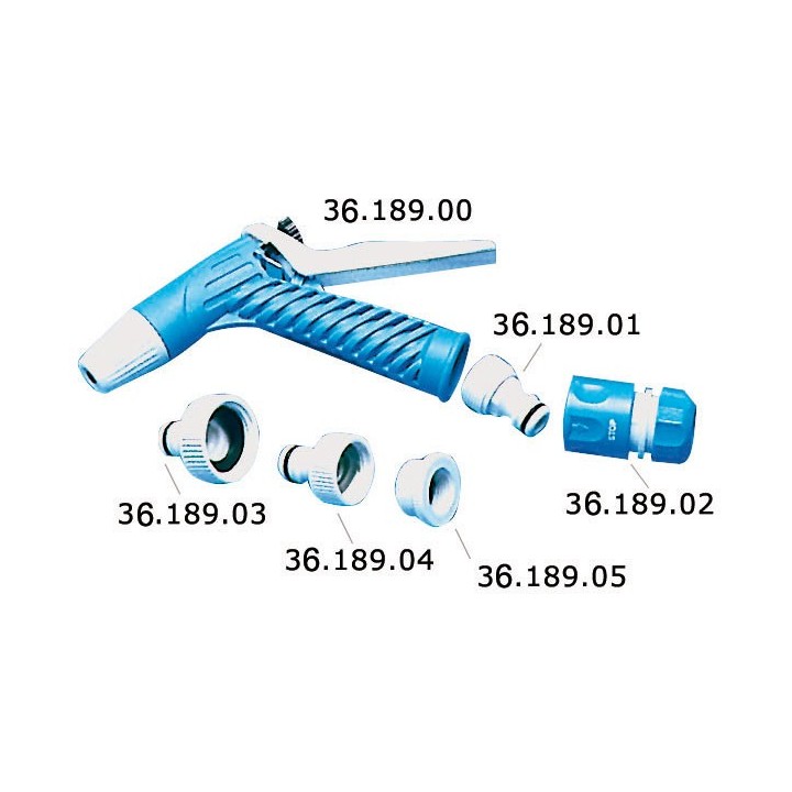 Pistolet jet d'eau + accessoires