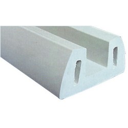 Profilé PVC gris 72x30mm