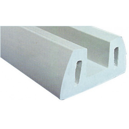 Profilé PVC gris 72x30mm 