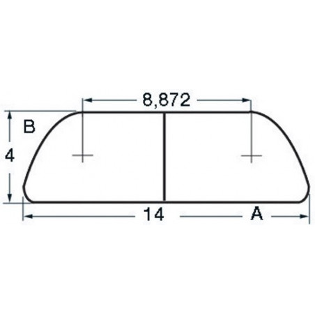 Profilé demi-rond inox 