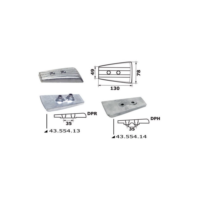 Anode VOLVO Penta série DP