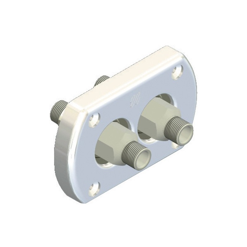 Kit paroi pour double tuyau hydraulique