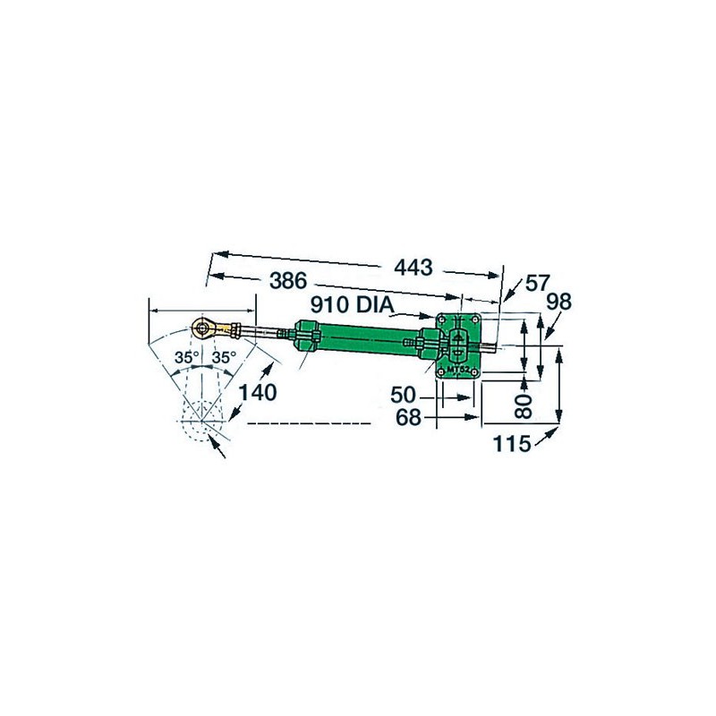 Timonerie hydraulique Vetus In-bord