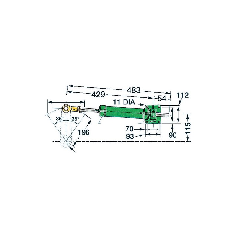 Timonerie hydraulique Vetus In-bord