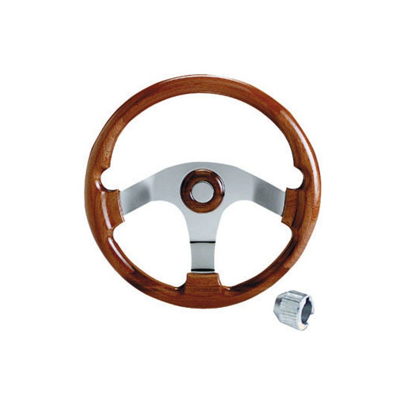 Volant acajou 3 branches