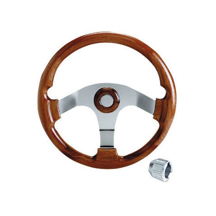 Volant acajou 3 branches