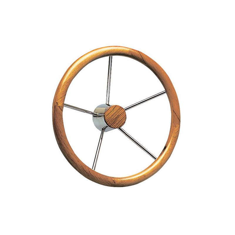 Barre à roue inox + bois 