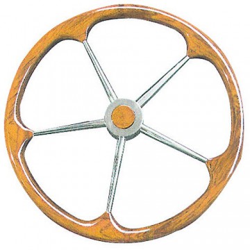 Barre à roue inox + teck 