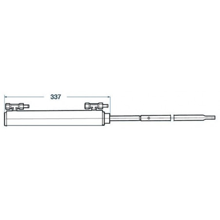 Cylindre / Piston pour timonerie hydraulique 45.282.03