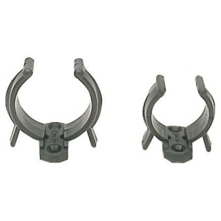 Clip nylon 17/23mm blanc 