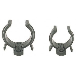 Clip nylon 17/23mm blanc 