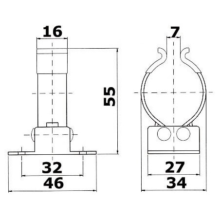 Clip inox pour tubes