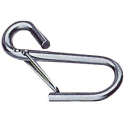 Crochet inox à ressort 