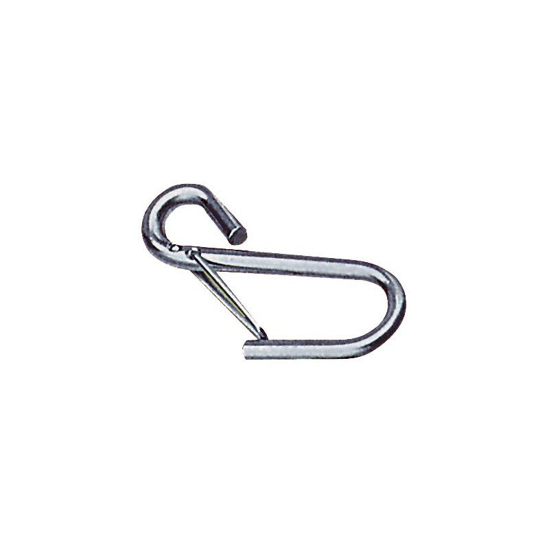 Crochet inox à ressort 