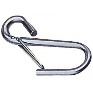 Crochet inox à ressort 