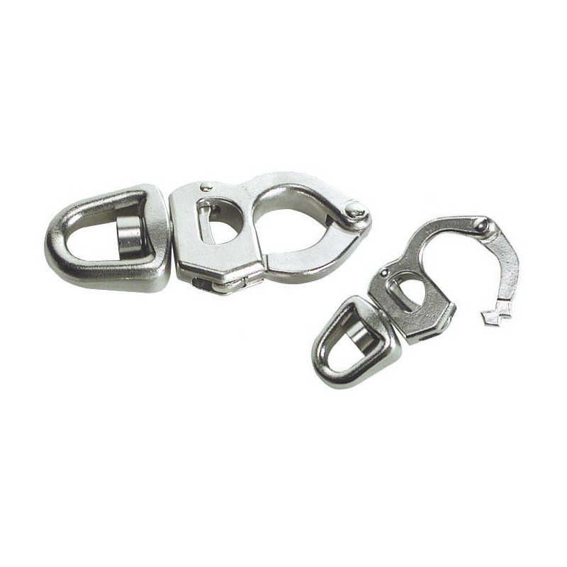 Mousqueton inox à gâchette