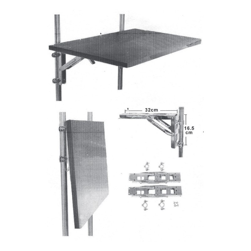 Bras pliable pour table/chaises 