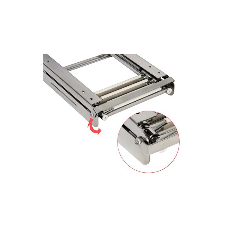 Echelle inox escamotable 49.543.04