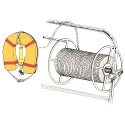 Enrouleur de cordage inox