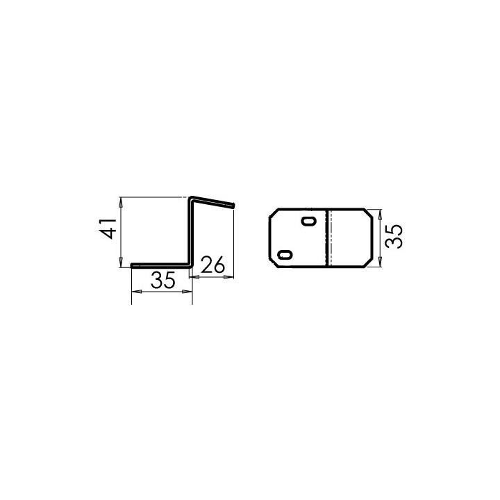 Bride fixation réservoir 