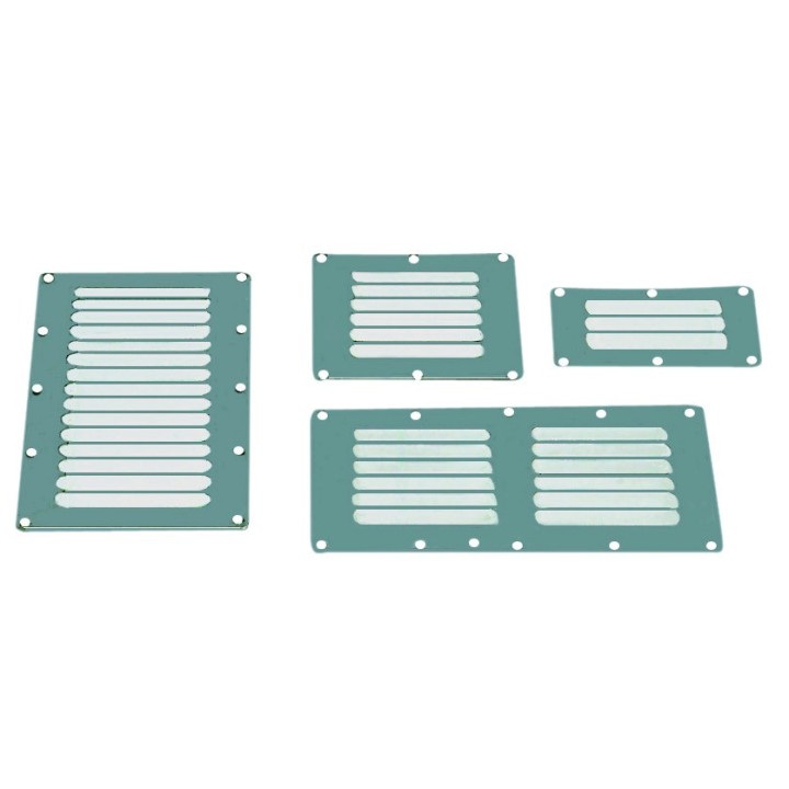 Grilles d'aération rectangulaires 