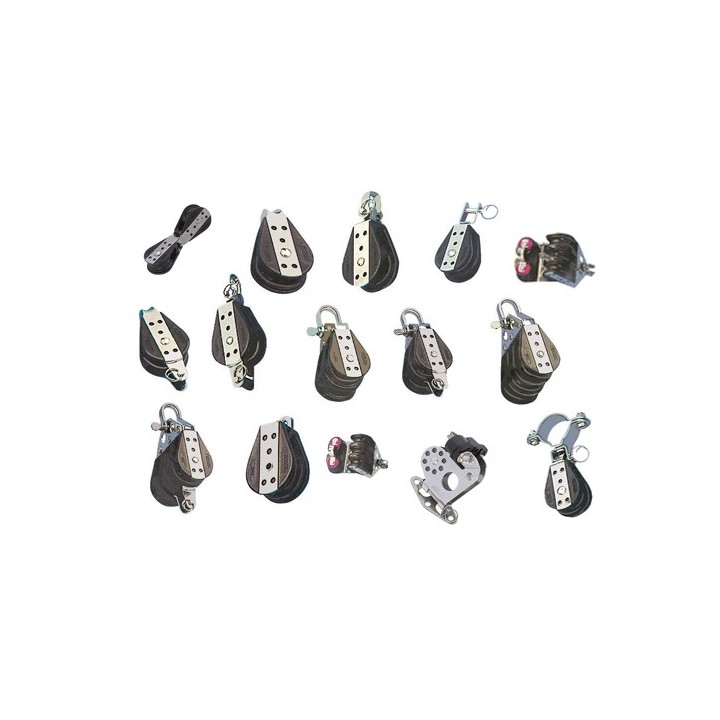 Poulies sur billes en Delrin