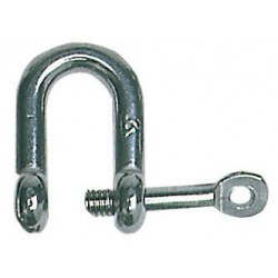 Manille à axe imperdable