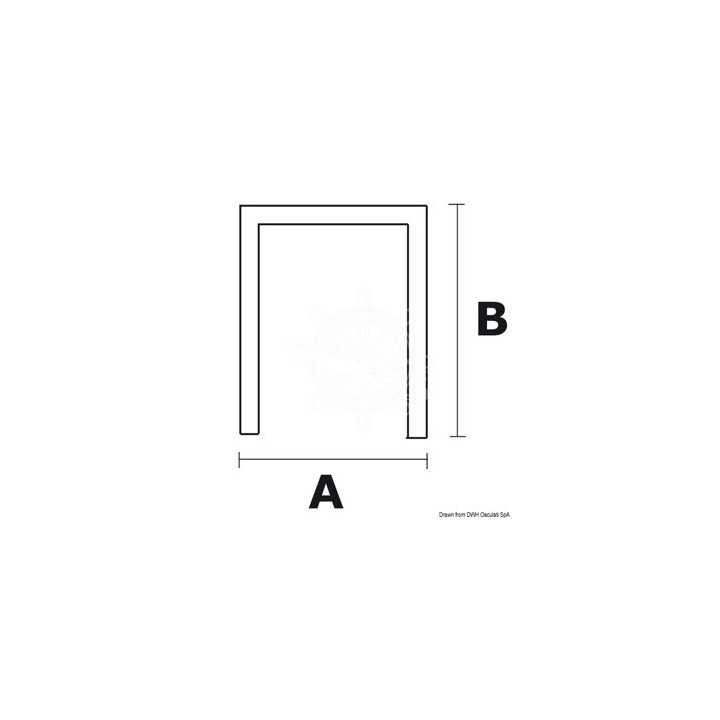 Etrier de fixation en U