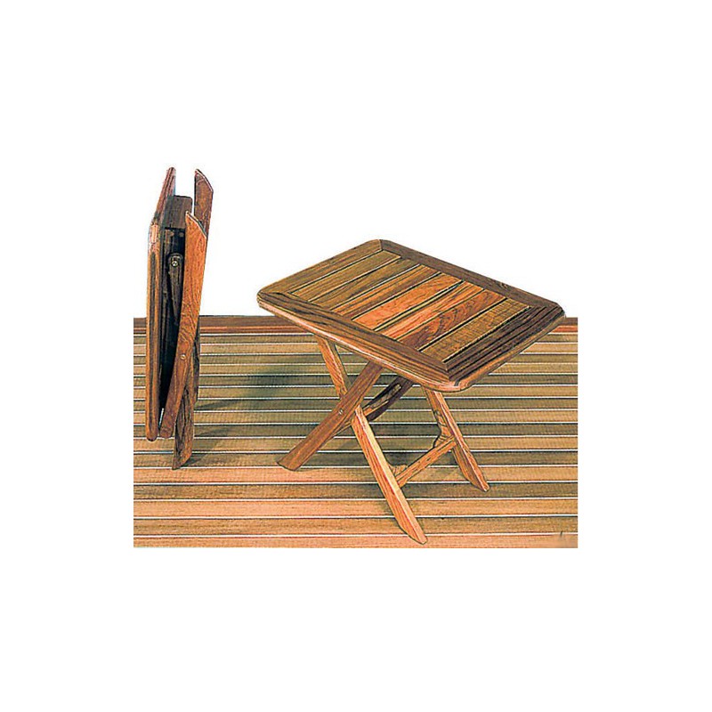 Petite table pliante teck