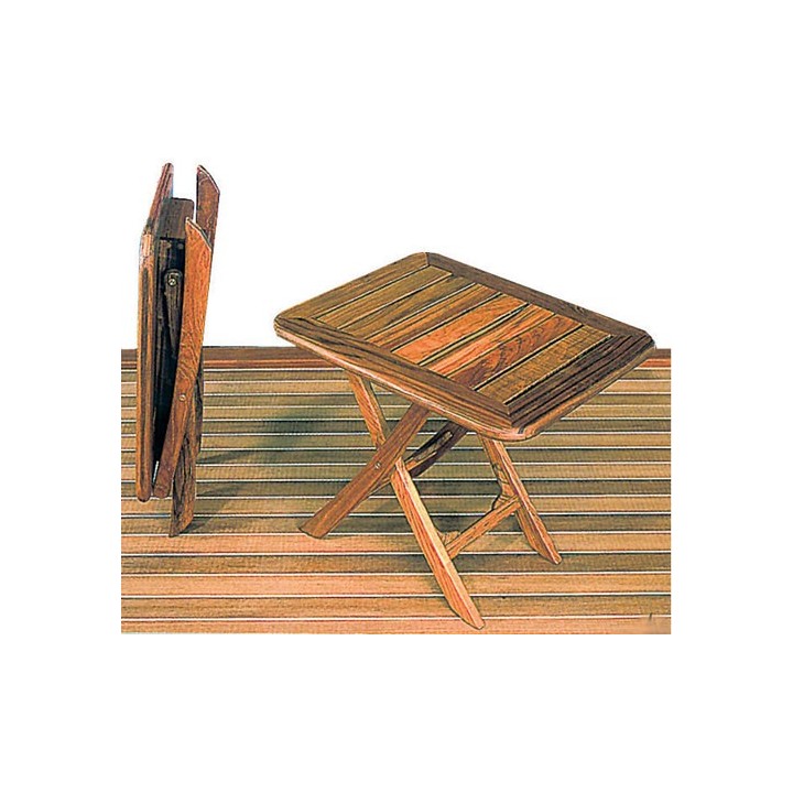 Petite table pliante teck