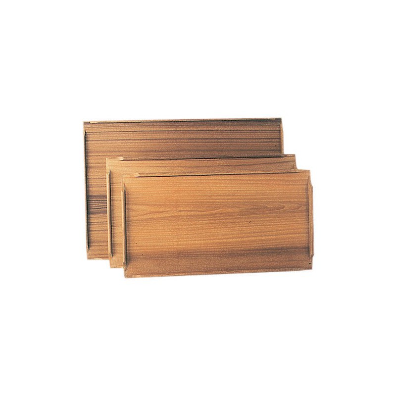 Plans de table teck avec bords