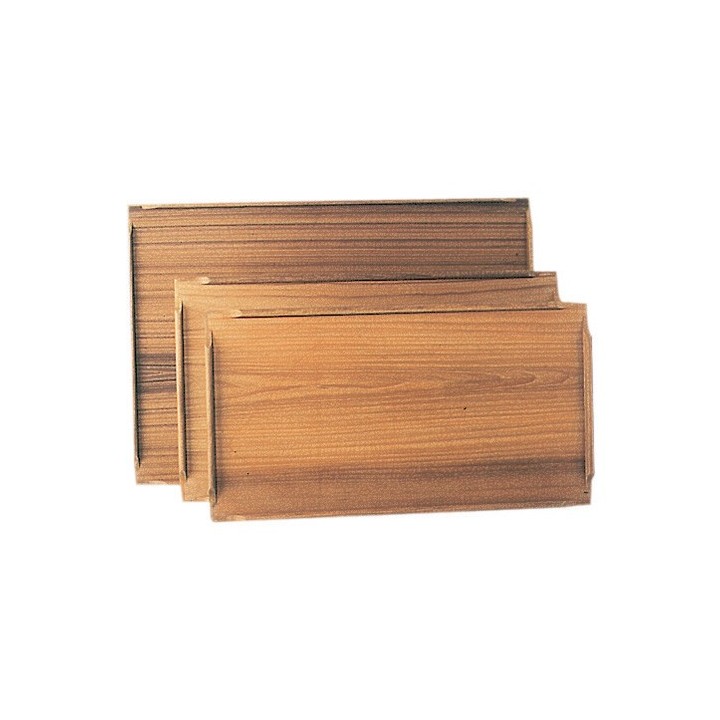 Plans de table teck avec bords