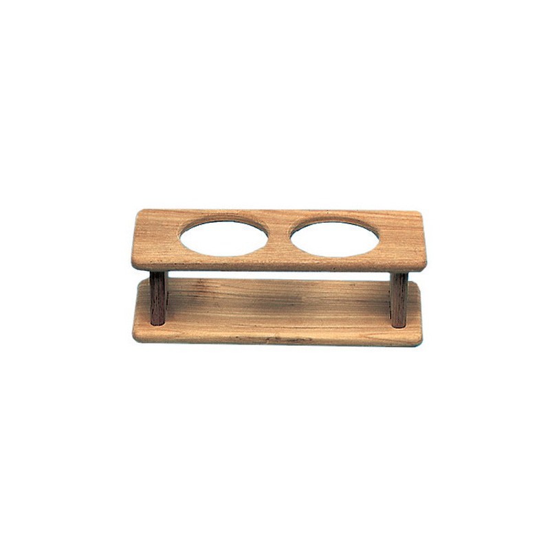 Support teck 2 bouteilles  