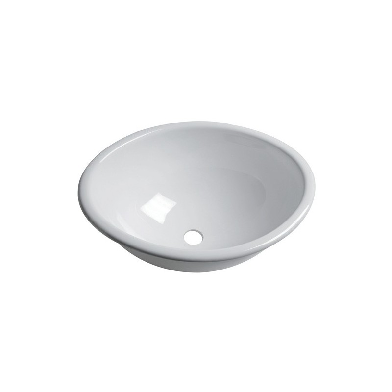 Evier ovale plexiglas 