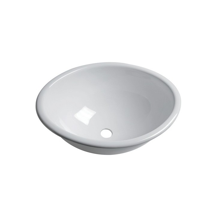 Evier ovale plexiglas 