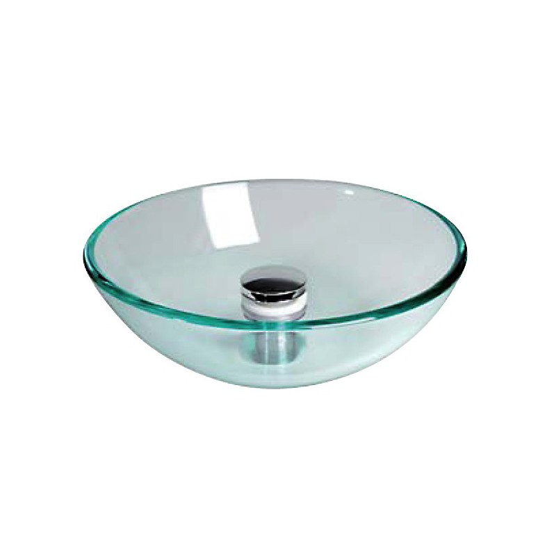 Lavabo rond en verre