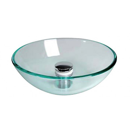 Lavabo rond en verre