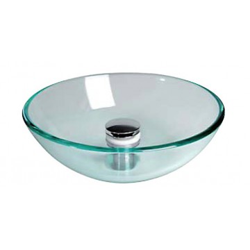 Lavabo rond en verre