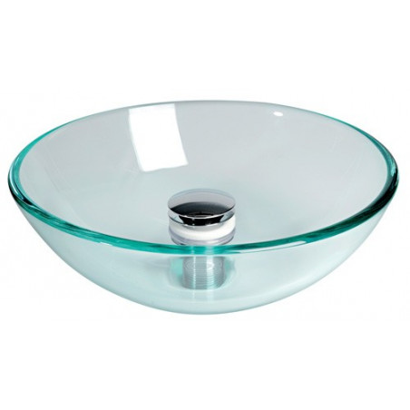 Lavabo rond en verre