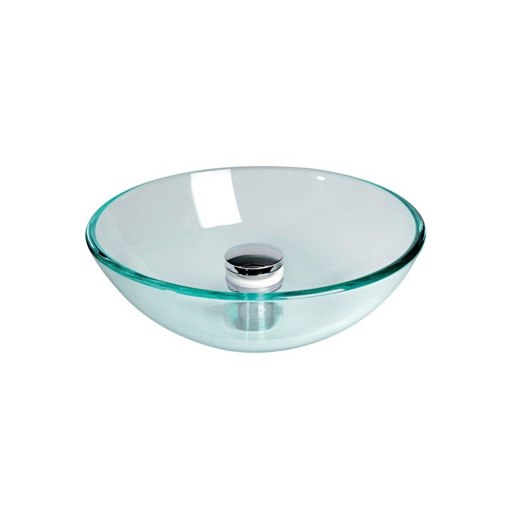 Lavabo rond en verre