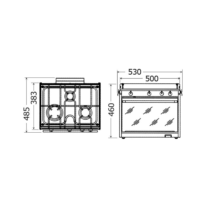 Cuisinière "Topline" 50.380.00