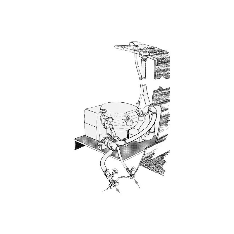 Réservoir eaux usées universel