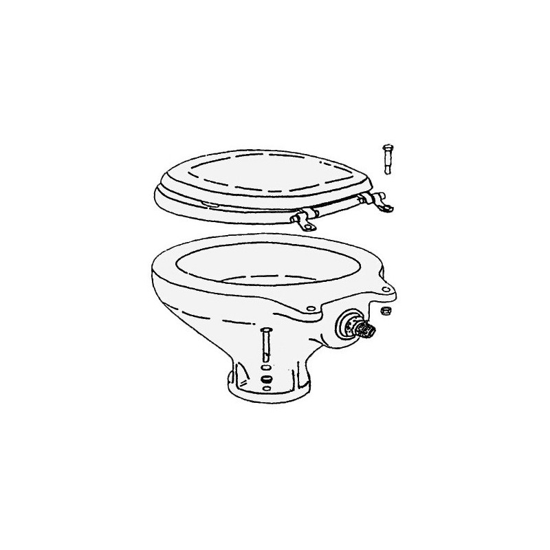 Cuvette rechange porcelaine 