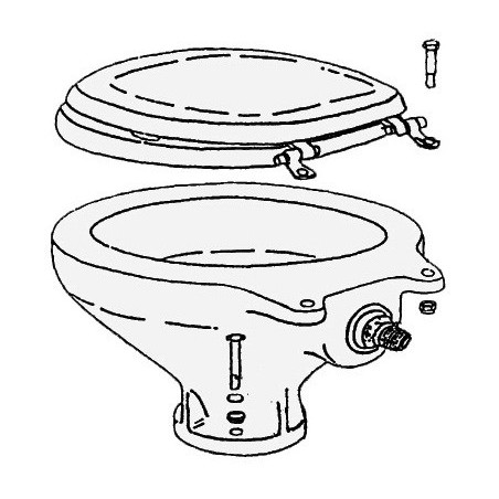 Cuvette rechange porcelaine 