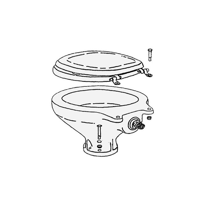 Cuvette rechange porcelaine 